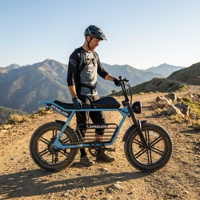 Vélo de montagne électrique Adventure Trail Control Mountain Ready avec pneus larges de 20 pouces, VTT électrique pour sentiers forestiers