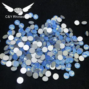 CY SS30 Multicolor 288PCS Luxury 3D Diamond Glass Nail Art Charms Flat Back Big Rhinestones Bulk For Clothing