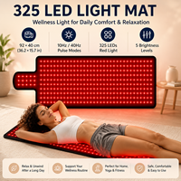 AisQueen Stok Tersedia Matras Terapi Cahaya Merah 325 LED 660nm 850nm