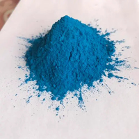 Poudre bleue de pigment d'oxyde de fer pour la chaussée d'asphalte de brique de béton de ciment 886