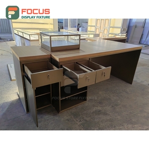 Stylish Coffee Merchandise Display Rack Wood Base Frame Pastry <b>Shelf</b> Area Cafe Merchandise Display Rack - Product Image 2