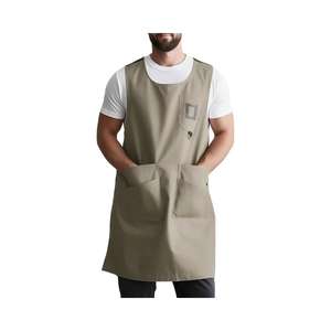 Delantal de Polialgodón Personalizado Beckon con 3 Bolsillos, Delantal Neutral para <span class=keywords><strong>Zapatero</strong></span>, Ropa de Trabajo para Cafetería, Restaurante, Barbacoa, Barbería - Product Image 1