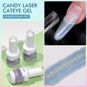 Caixuan <span class=keywords><strong>nails</strong></span> Art productos suministros geles salón manicura caramelo láser UV gato ojo gel polaco - Product Image 4