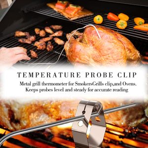 Pitboss pengukur suhu <span class=keywords><strong>Oven</strong></span> genggam barbekyu pintar lintas batas PT1000 NTC termistor baja tahan karat <span class=keywords><strong>Probe</strong></span> BBQ - Product Image 4