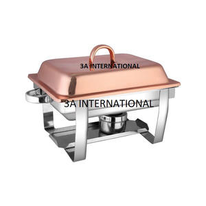 Réchaud de service pour traiteur d'hôtel, réchaud de service en métal avec support de brûleur, équipement de service de traiteur - Product Image 1