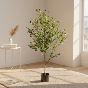 Nouvel Arrivage Direct Usine Arbre d'<span class=keywords><strong>Olivier</strong></span> Artificiel en Soie Tissu 120 <span class=keywords><strong>cm</strong></span> Plante d'<span class=keywords><strong>Olivier</strong></span> Verte en <span class=keywords><strong>Pot</strong></span> - Product Image 1