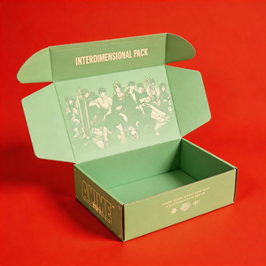 Cajas de Cartón Corrugado con Impresión de Anime Personalizada, Diseño a Todo Color para Envío de Mercancía, Coleccionables y Ropa - Product Image 3