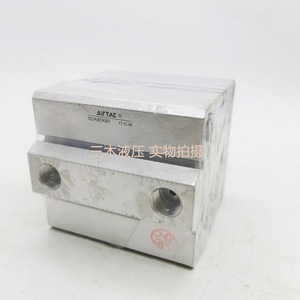 กระบอกลม AirTAC แบบบางพิเศษ เส้นผ่านศูนย์กลาง 80 มม. ระยะชัก 100 มม. ตัวกระตุ้นลมแบบนิวแมติกตัวเรือนอะลูมิเนียม - Product Image 2