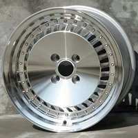 Jantes en alliage magnésium RSJ pour Benz, design concave profond, 15, 16, 17 pouces, entraxes 4x100, 5x100/108/112/114.3