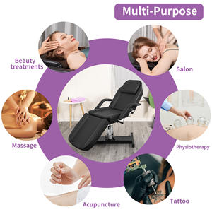 Çok fonksiyonlu dövme yatak mürekkep uzanmış sandalye katlanır ayarlanabilir güzellik yatağı dövme nakış <span class=keywords><strong>masaj</strong></span> masaları ve yataklar için - Product Image 3