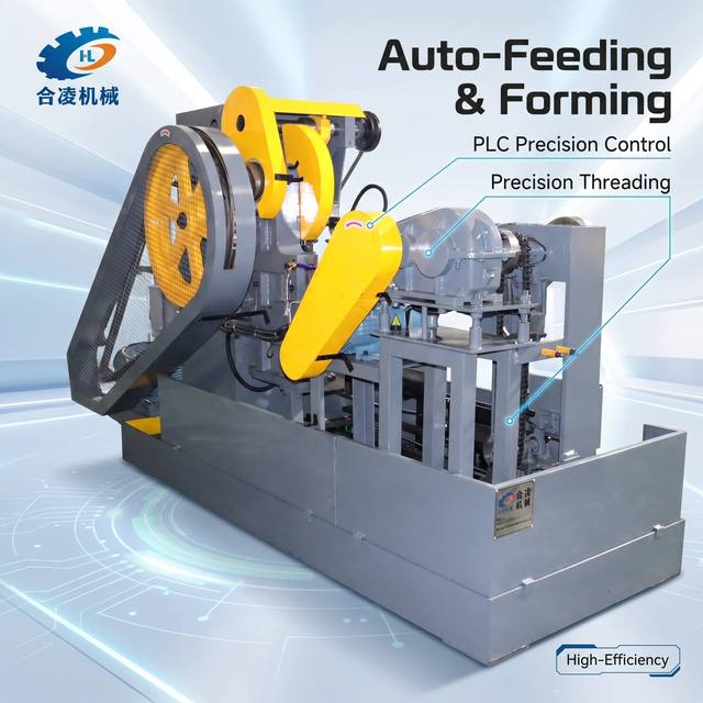 Heling Machinery Fully Automatic Stainless Steel U-Bolt Making Machine Motor Thread Rolling Cutting Bending Functions 30-60/min