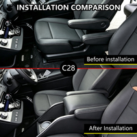 Pour Nissan Serena C28 : Boîte de rangement intelligente pour console centrale, boîte de rangement intérieure SERENA Highway Star, accoudoir.