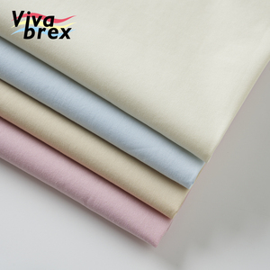 Quantité minimale de commande bas 40 fils tissu de coton fleur de glace 140gsm coton biologique tissé avec une sensation douce pour les costumes de mode, les chemises pour hommes et femmes - Product Image 3