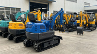 Mini-excavatrice sur chenilles 0,6 tonne avec accessoires pour travaux de construction