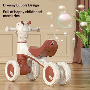 Voiture à roulettes pour enfants <span class=keywords><strong>en</strong></span> forme d'alpaga mignon, 4 roues, <span class=keywords><strong>en</strong></span> plastique sûr, pour enfants de 1 à 3 ans, garçons et filles - Product Image 2
