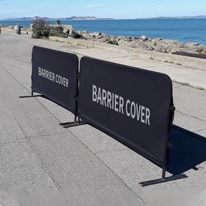 Kiểm soát đám đông biểu ngữ lưới polyester hàng rào rào bao gồm tùy chỉnh in kỹ thuật số quảng cáo ngoài trời rào chắn - Product Image 5