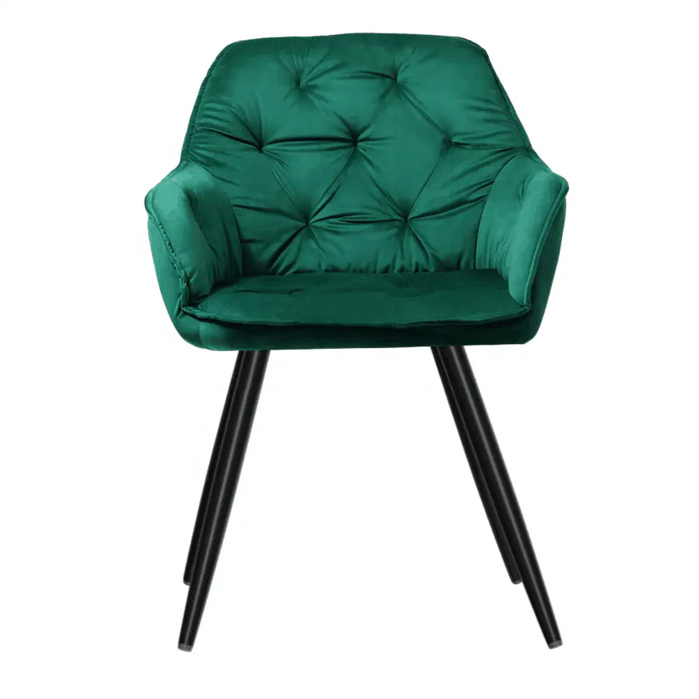 Factory directly supplies restaurant furniture, luxury throne dining chairs, popular colorful velvet armchairs