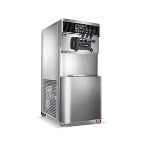Mesin pembuat es krim melayani otomatis 48L/jam, kapasitas besar komersial otomatis