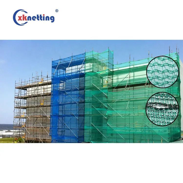 100% new HDPE Scaffolding Net with UV mesh netting construction safety debris netting