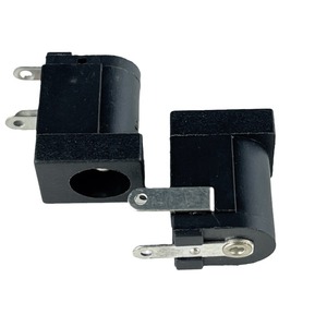 เต้ารับไฟฟ้า DC005, เต้ารับ DC ตัวเมียแบบกันไฟลุกแนวนอนทั้งหมดทำจากทองแดง, เต้ารับ DC สำหรับชาร์จขนาด 5.5x2.1/2.5 พิน จากโรงงาน - Product Image 4