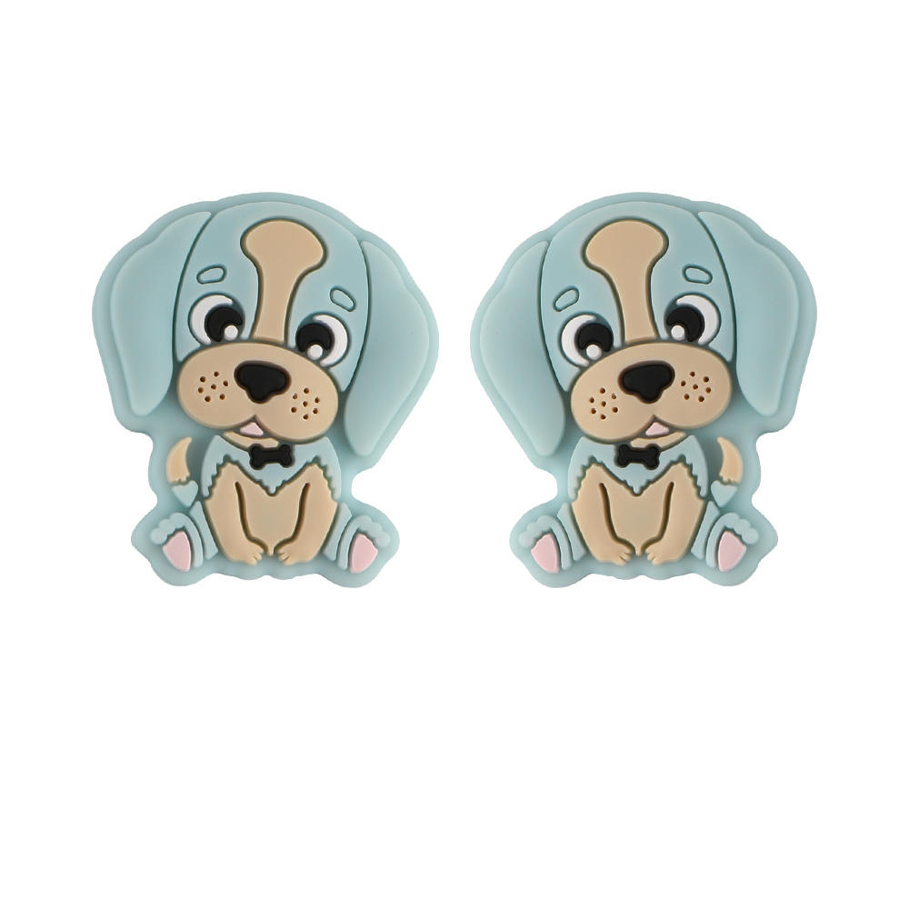 ผงลูกปัดโฟกัสสุนัขสีฟ้า SA154