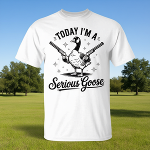 Hoy soy un pato serio, camiseta de manga corta unisex con cuello redondo y diseño gráfico serigrafiado - Product Image 3