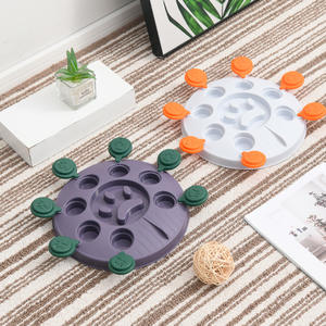 Alimentatore lento per <span class=keywords><strong>Puzzle</strong></span> circolare interattivo per animali domestici | Giocattolo per cani e gatti con scomparti nascosti, disponibili colori personalizzati - Product Image 2