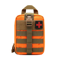 Trousse de secours médicale tactique d'extérieur personnalisée, kit de survie sur le terrain, sport, voyage, fermeture éclair étanche, trousse médicale