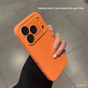 Cover Protettiva in Silicone Opaco per iPhone 12, 13, 14, 15, 16 Plus, Pro, 17 Pro Max - Stile 17 Pro Max - Product Image 3