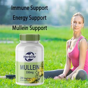 Capsules de molène à vente chaude OEM/ODM pour adultes, compléments alimentaires à base de plantes, 200 capsules végétariennes - Product Image 3