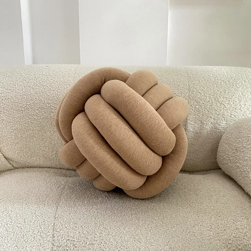 Diámetro 28cm hogar Decoración sofá tejer hilo tela artesanía tiro almohada