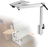 Pied de Table amovible pour camping-car, accessoires détachables, hauteur réglable en alliage d'aluminium, Rotation de 360 degrés pour les Yachts, camping-car et camping-car