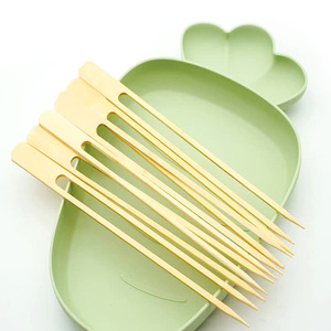 Newell bán lớn Pop gậy tre gunshaped phẳng tre xiên mà không cần nút cho Burger sử dụng - Product Image 6