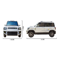 Voiture Électrique à Basse Vitesse EV Export 2026, 72V 2000W AC, avec Écran Multimédia LCD, pour Personnes Âgées, 4 Roues, Facile à Conduire
