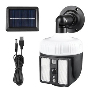 ไร้สาย P65 โคมไฟพลังงานแสงอาทิตย์กันน้ำ 3 โหมด LED โคมไฟติดผนัง โคมไฟตรวจสอบแบบอะนาล็อก เซ็นเซอร์ตรวจจับความเคลื่อนไหวพีร์เซ็นเซอร์ตรวจจับร่างกายกันน้ำ - Product Image 2