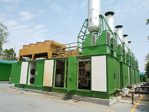 وقود صناعي يعمل بالغاز الطبيعي 500KW-1000KW محرك Baudouin أحادي الطور مولد وقود مفتوح من النوع - Product Image 4