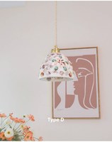 Lámpara Colgante de Mosaico Cuadrado Colorido, Base de Cobre E27, Estilo Bohemio, Hecha a Mano, Vidrio Multicolor, LED