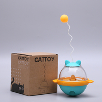 Distributeur de nourriture interactif pour animaux de compagnie : balle de puzzle pour chat, jouet interactif pour chien, alimentation lente, activité intérieure, produits anti-ennui