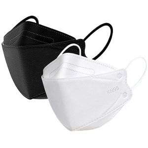 <span class=keywords><strong>Masque</strong></span> facial jetable à 4 couches de protection, <span class=keywords><strong>noir</strong></span>, KN95, non médical, pliable, avec attaches pour les oreilles, en tissu non tissé, lot de 10 - Product Image 2