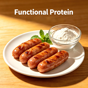Proteína Funcional de Grado Alimenticio que Mejora la Textura y la Retención de Agua para Salchichas y Productos Cárnicos - Product Image 1