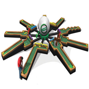 Campo da Minigolf Gonfiabile a 9 Buche di Grande Successo per Esterno Gioco di Allenamento per Bambini e Adulti Attrazioni per Parchi Divertimento Commerciali - Product Image 2