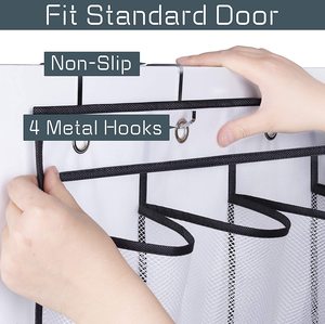Giá Để Giày Cửa Túi Lưới Lớn, Túi Đựng Giày Treo Cho Tủ Quần Áo Móc Treo Giá Để Giày, Sắp Xếp Tủ Quần Áo - Product Image 4