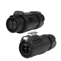 Connecteur industriel étanche Cnlinko LP-16-3 à 3 broches IP68, en plastique et métal, avec vis de câblage, pour aviation