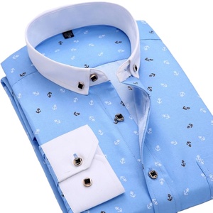 <span class=keywords><strong>Chemise</strong></span> homme à <span class=keywords><strong>col</strong></span> en polyester, motif floral, coupe ajustée, idéale pour les loisirs et les voyages - Product Image 2