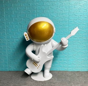 Sculpture d'astronaute lumineuse, statue d'astronaute grandeur nature en fibre de verre, accessoire pour centre commercial et exposition Planète - Product Image 6