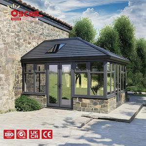 Veranda <span class=keywords><strong>in</strong></span> <span class=keywords><strong>Vetro</strong></span> per Giardino, Patio e Balcone con Protezione Solare e Ventilazione, Spaziosa e Innovativa - Product Image 1