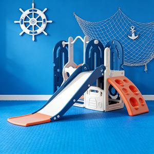 Parcours d'aventure intérieur en boîte, structure d'escalade avec toboggan pour un montage facile <span class=keywords><strong>de</strong></span> défis amusants à la maison - Product Image 1