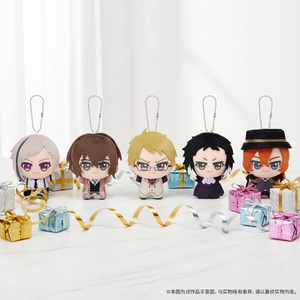 5 modèles de figurines en peluche de style japonais <span class=keywords><strong>Bingo</strong></span> Stray Dogs, poupée en peluche, pendentif, accessoires, breloques pour sac, porte-clés en peluche - Product Image 3