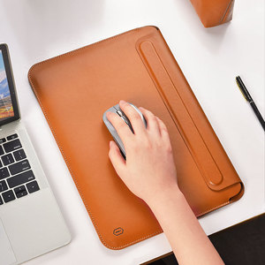 WiWU Maletín de negocios Flip PU Funda de cuero para portátil Funda protectora Air Green Brown 16 pulgadas <span class=keywords><strong>PC</strong></span> Laptop Bolsas para Macbook - Product Image 5