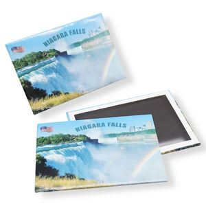 OEM Custom Tin Fridge Magnets Personalized Photo Print for Promotional Items - Product Image 2